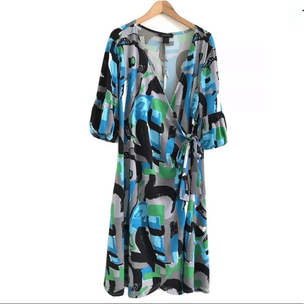 Ashley Stewart wrap dress plus size 2X